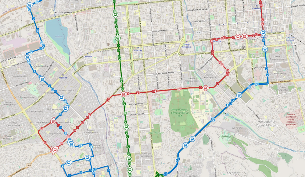 Планы маршрутов