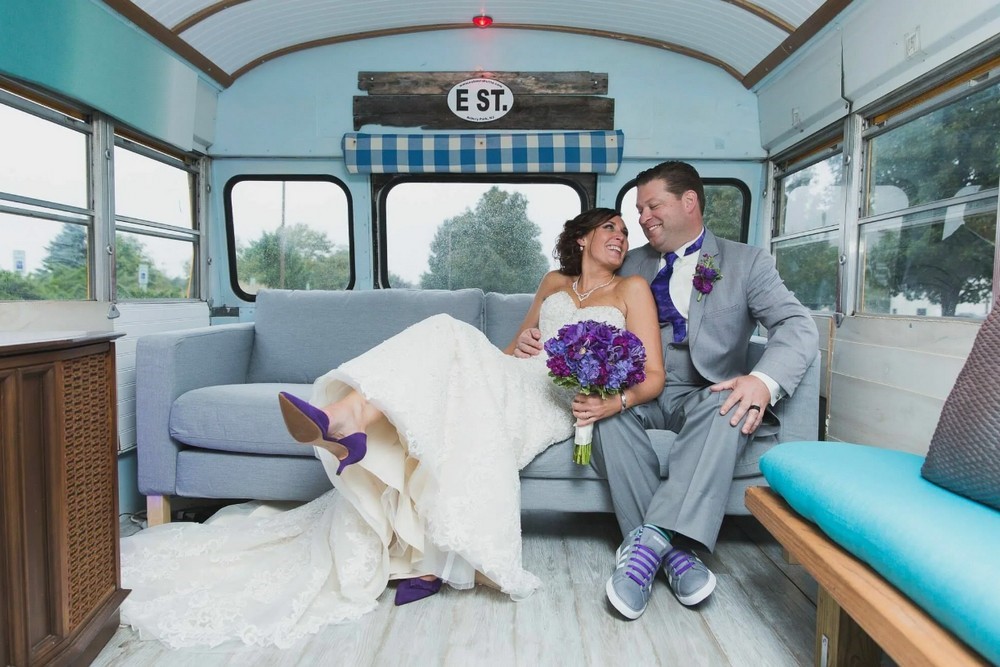 После свадьбы в автобусе